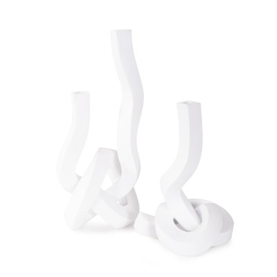 Montauk Abstract Double Candle Holder/Vase