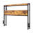 Headboard for Full Size Bed, Adjustable Height Headboard with 2 Shelves Storage, Freestanding Head Board with Charging Station and LED Light for Different Bed Frames, Easy Assembly, Brown-2014110073-2014110075