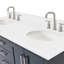 ARIEL Magnolia 60 Double Sink Bathroom Vanity with Top-621146-38213391