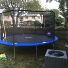 AirZone Play Backyard Jump 15' Round Trampoline with Safety Enclosure ...