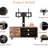 65in Tv Stand In Rustic Appearance, And Iron, Functional Storage Area Cabinet Style, Stable Base, Versatile For Media