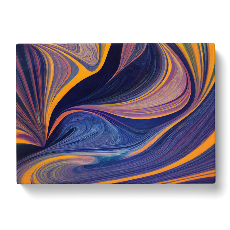 Modern Marbling Art Vol.1 Abstract - Wrapped Canvas, 35cm H x 50cm W x 3cm D