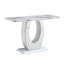 Table de bar rectangulaire de style moderne gris - 47,2 po x 18 po x 29,5 po. Pour la chambre à coucher, l'entrée, le balcon de la maison, le bureau, la salle de bain et un design élégant. Facile à assembler pour les ensembles de salle de bain de balcon-983219072