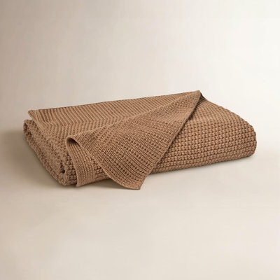 Jeté en tricot biologique Avalon 50 po x 70 po