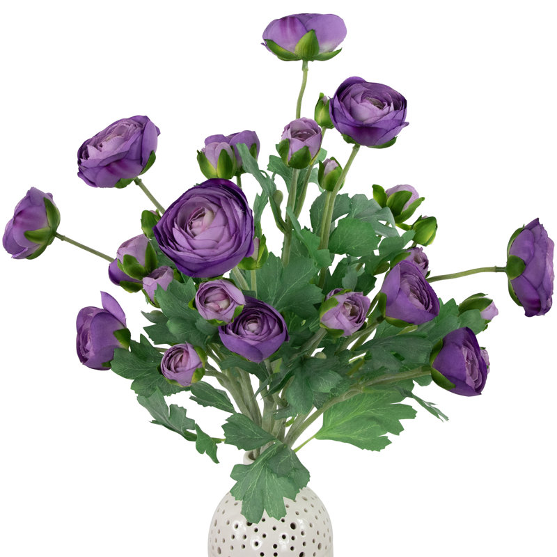 Vaporisateur de fleurs artificielles Renoncule, Mauve