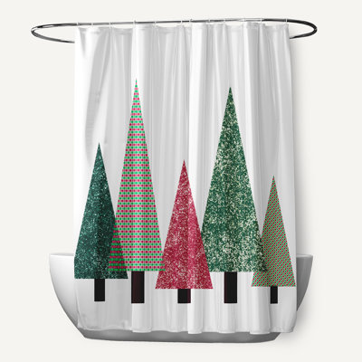 Rideau de douche Triangle Trees