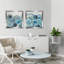 «Variation Blue Gray II», ensemble de 2 reproductions de peintures à l'acrylique-31590800-32008286