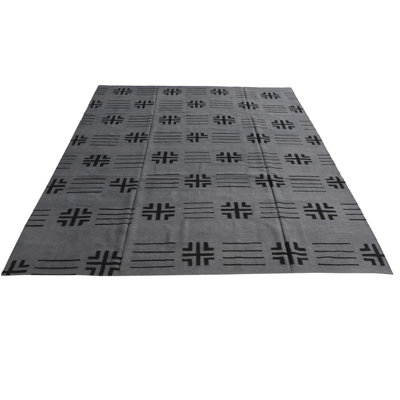 Tapis gris 8 x 10 Pinkerton