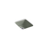 IronTones® 17" L x 18-3/4" W x 8-1/4" Top-Mount/Under-Mount Single-Bowl Kitchen Sink