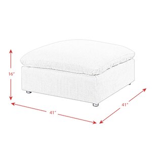 Sand & Stable Ensley Upholstered Ottoman - Wayfair Canada