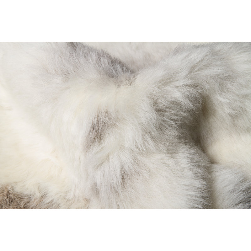 Tapis tacheté en peau de mouton Friedman, Nouveauté 2 pi x 3 pi