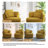 Upholstered Swivel Lounge Armchair With Pillow(Set of 2)-116445231
