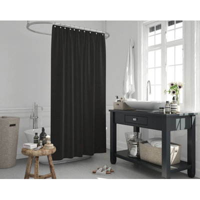 Shower Curtain with Hooks Included
