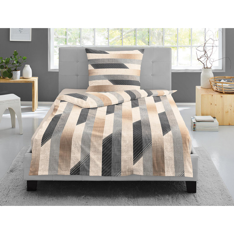 Nubis Duvet Cover Set, 155 x 220cm Duvet Cover + 1 Pillowcase , Pebbles
