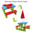 Ensemble de table et chaises d'extérieur pour enfants Radtke