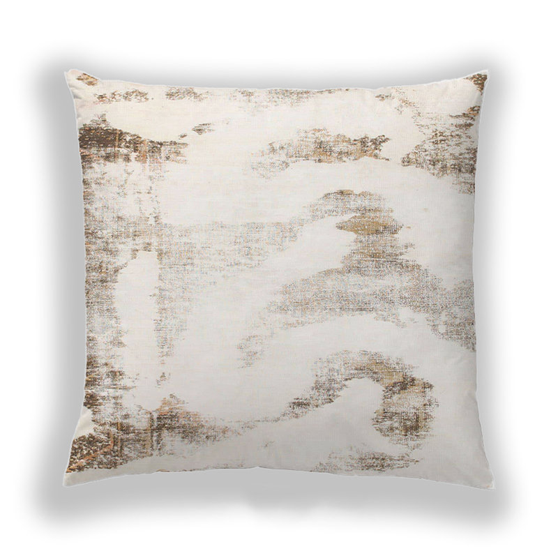 Coussin décoratif abstrait 1039, Microsuède