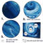 «Blue Swirl Wave Spiral VI» - Décoration murale spirales abstraites_106188-765773685-765773677