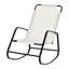 Chaise berçante de jardin