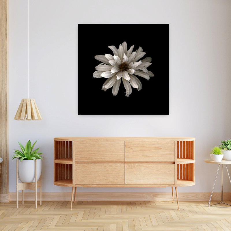Art contemporain entièrement blanc, H 36 po x l 36 po