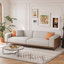 Sofa Nyair 110,24 po avec accoudoirs carrés, structure en bois massif