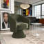 Fauteuil demi-tonneau, fauteuil d'appoint pivotant, fauteuil de bienvenue