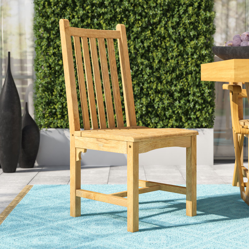 Classic Outdoor Dining Side Chair, Ocean
