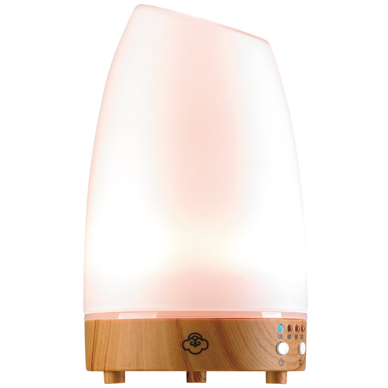 Diffuseur d'arôme ultrasonique blanc Astro, Blanc / Brun