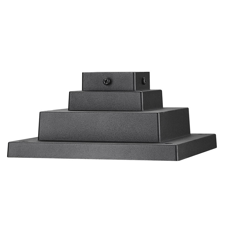 Support d'extérieur noir 4,25 pouces sable