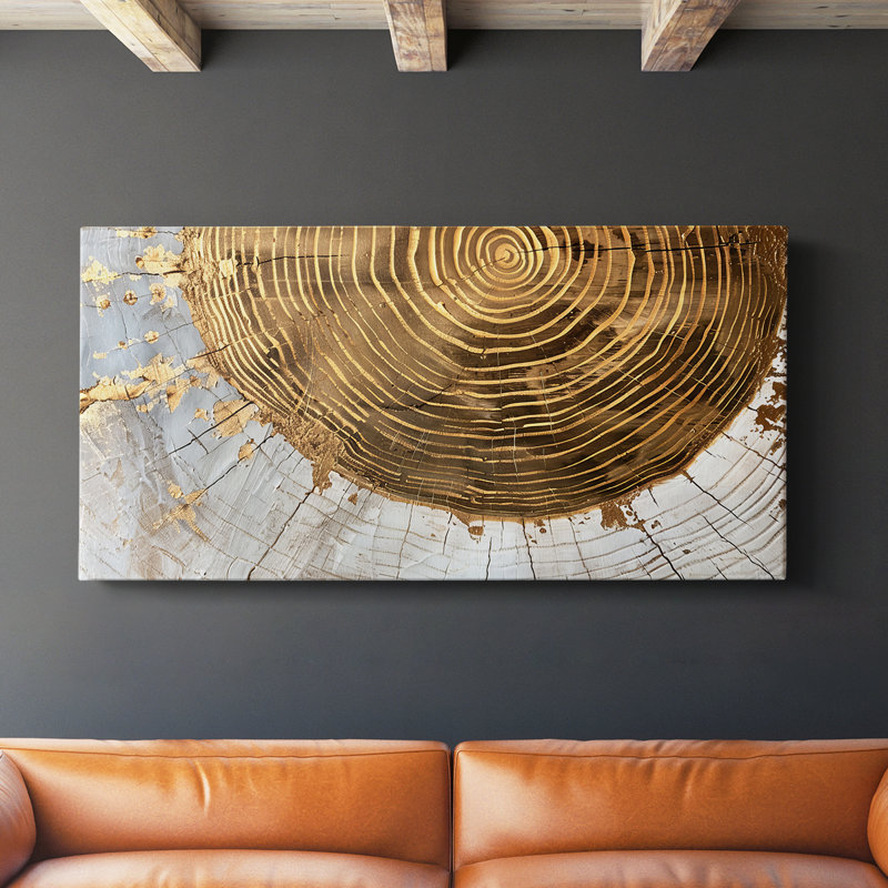 Abstract Series 2 #XVI-Gallery Wrapped Canvas, 16" H x 32" W