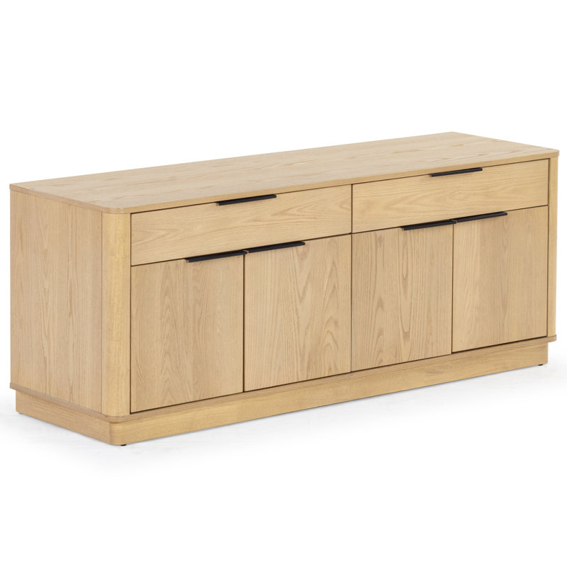 Gabrietta Media Console TV Stand, Natural
