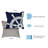  Ship Wheel Square Pillow Cover & Insert