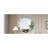 Silver Crush Diamond Round Wall Mirror, 31.5 Inch Wave Frame Decorative Mirror for Living Room, Bathroom, Bedroom, Hallway, Heavy Duty Frame with 2 Hangers