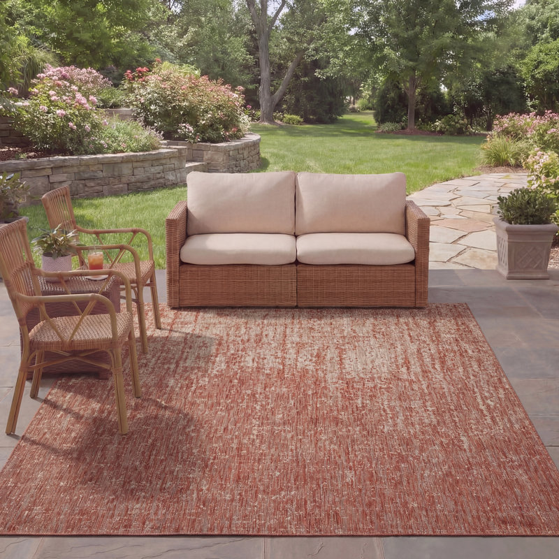 Courtyard Performance Indoor/Outdoor Area Rug, Rectangle 8' x 11'