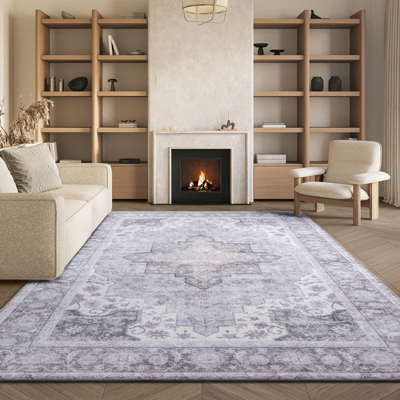 Tapis oriental performance lavable en machine Maelina, Rectangle 10 pi x 14 pi