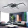 Ewalt Neutral Style Rectangular 110cm Ceiling Flush Light
