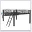 Lit mezzanine avec bureau Gaming, DEL