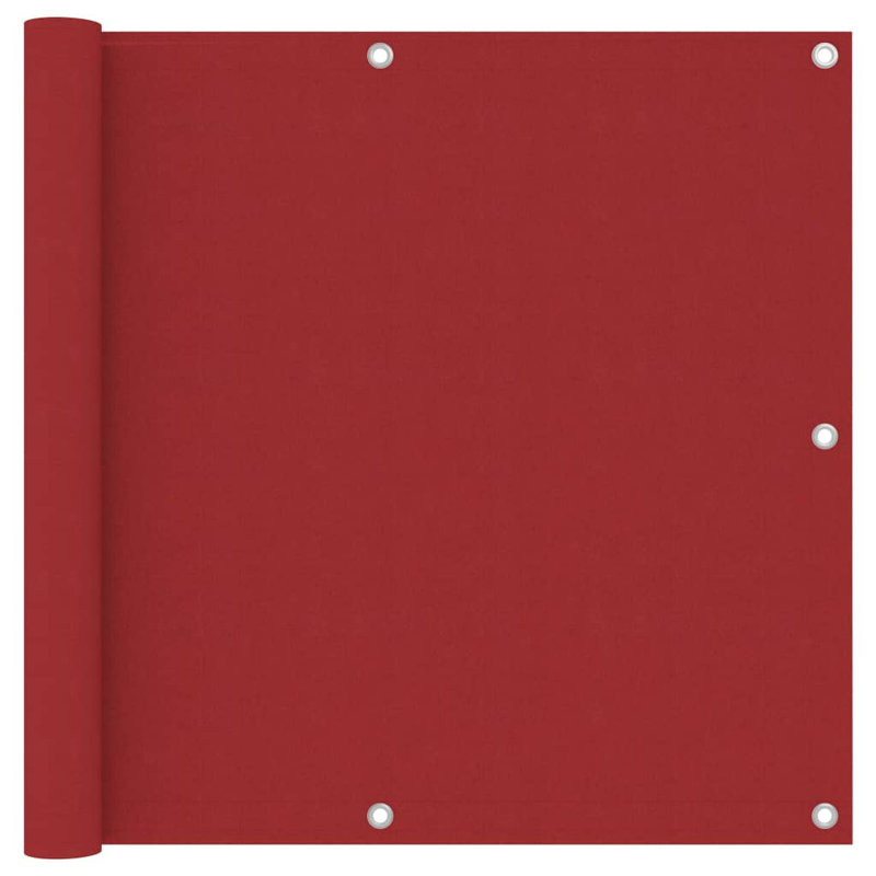 Filsinger Rectangular Shade Sail, Red, 1.2m H x 4m W