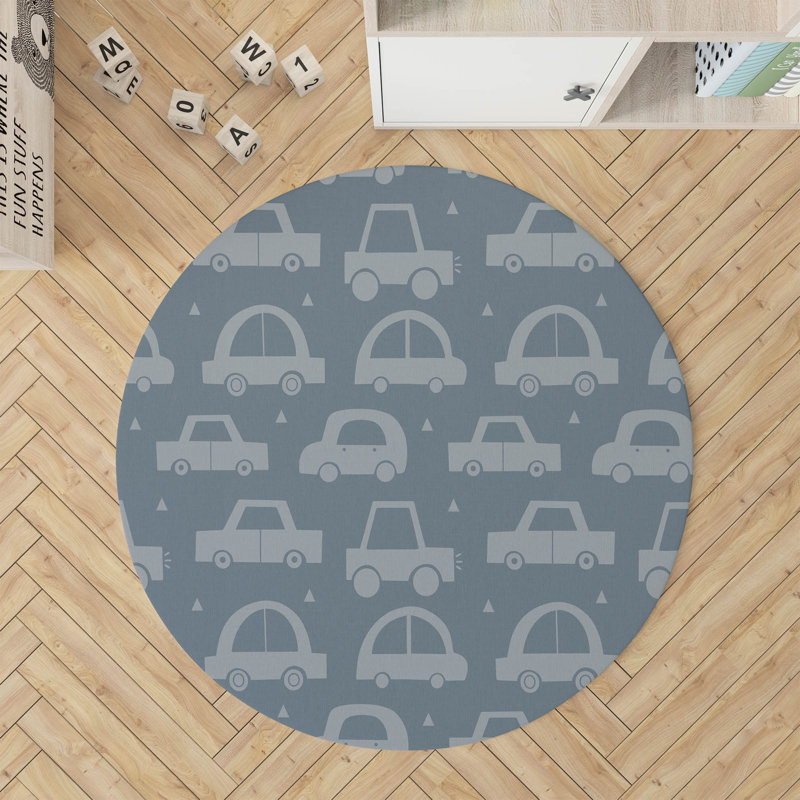Tapis de jeu pour enfants Driveway, Bleu