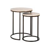 Avalon Stone Top Nesting Tables