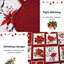 Christmas Cardinal and Poinsettia 3-Piece Coverlet Set-137257646
