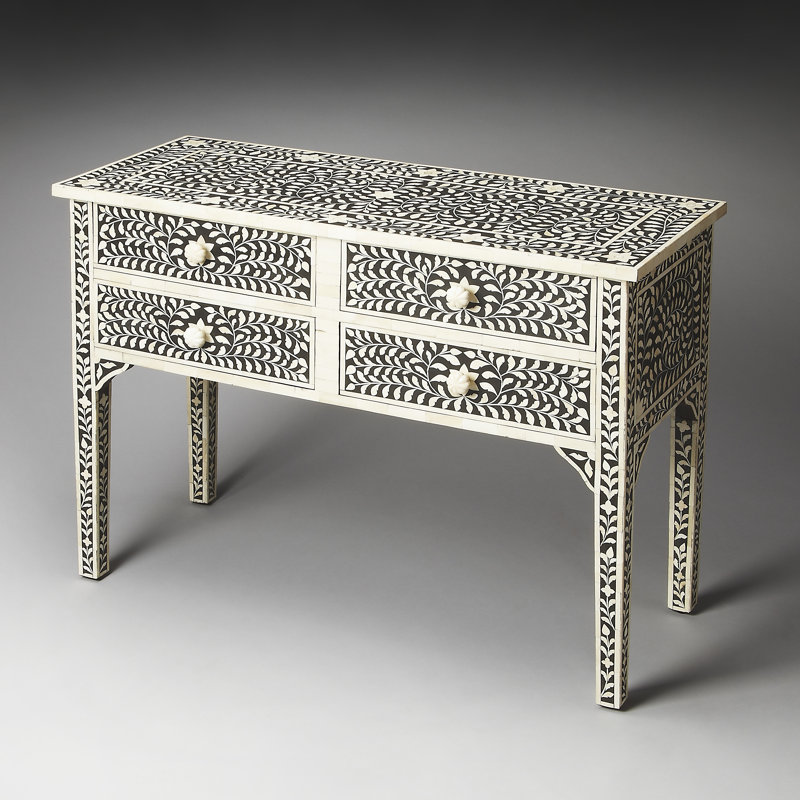 Bone Inlay Vivienne Console Table