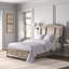 Ensemble de chambre configurable avec lit-bateau en bois massif Ishmul