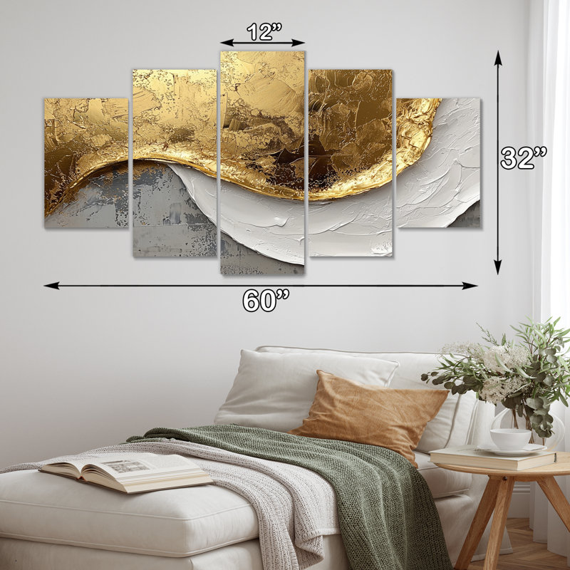 Elsmoriet II - art mural vagues - décoration murale moderne