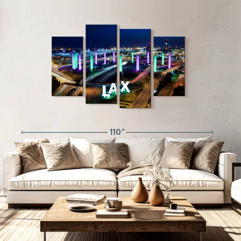 LAX International Airport, H 48 po x l 75 po