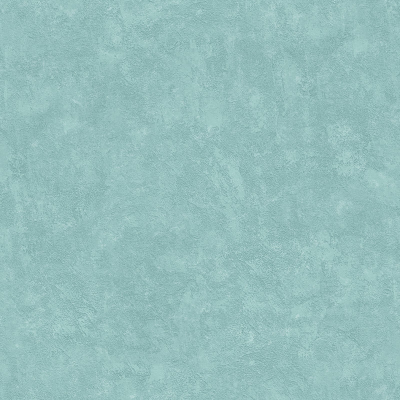 Papier peint texturé faux béton, Turquoise