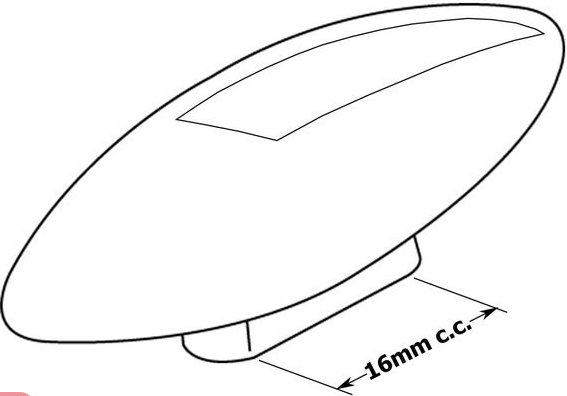 Oval Knob