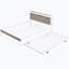 Structure de lit plateforme moderne en métal avec lit Modern Design-89150985-89150984