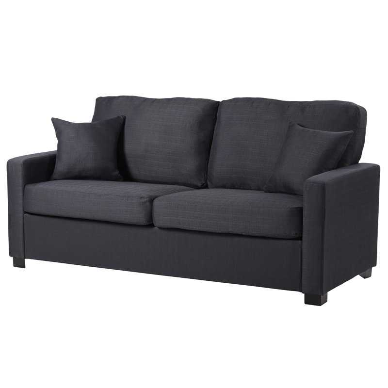 Amanda 72.44'' Upholstered Sofa, Graphite