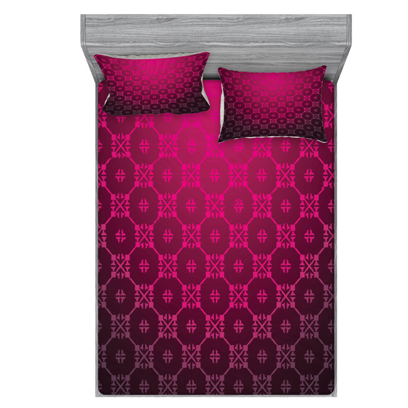 Microfiber Geometric Sheet Set