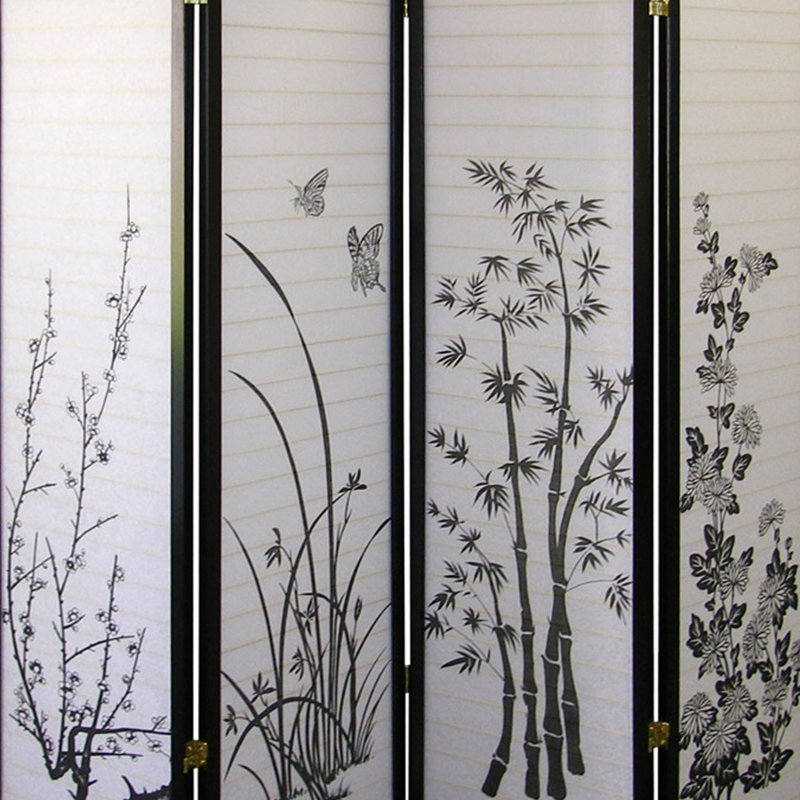 70" Tall 4-Panel Screen / Room Divider